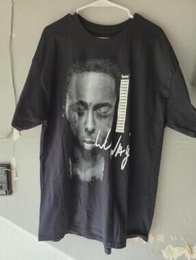 Lil Wayne SPENCERS GIFTS BEST RAPPER ALIVE Black Graphic T-Shirt Size XL NEW